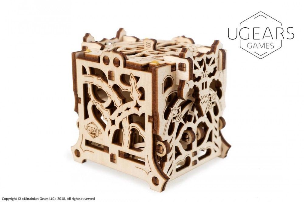 UGears Dice Keeper - 62 pieces - Click Image to Close