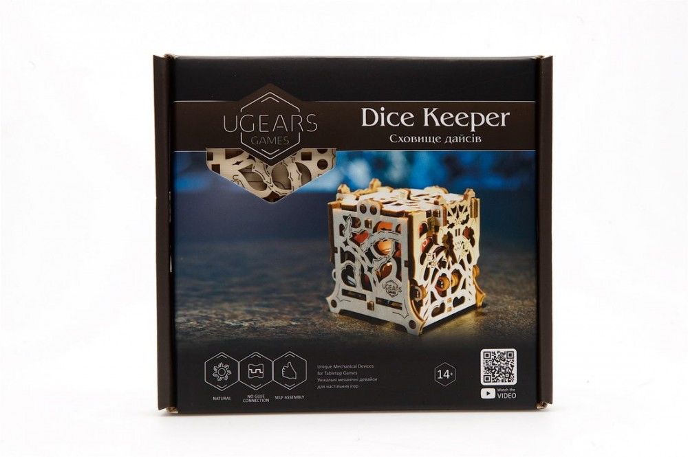 UGears Dice Keeper - 62 pieces - Click Image to Close