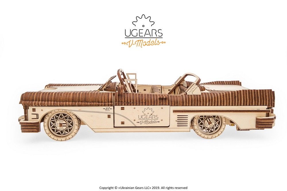 UGears Dream Cabriolet VM-05 - 739 pieces (Advanced) - Click Image to Close