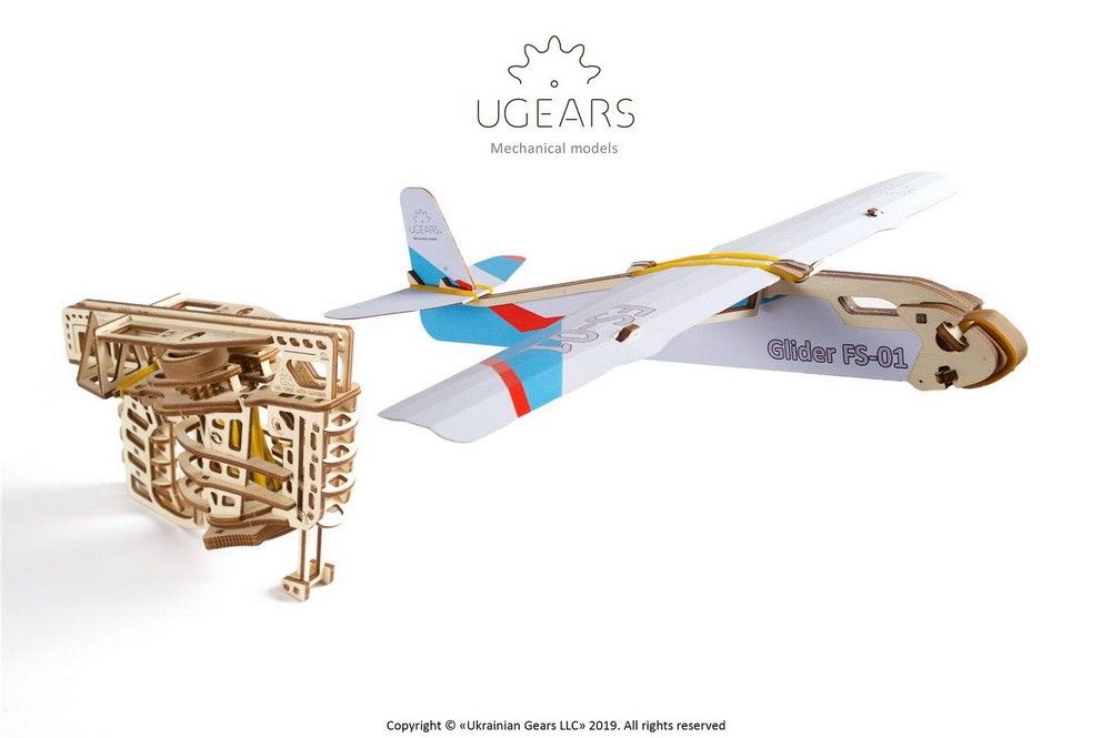 UGears Flight Starter - 198 pieces (Medium) - Click Image to Close
