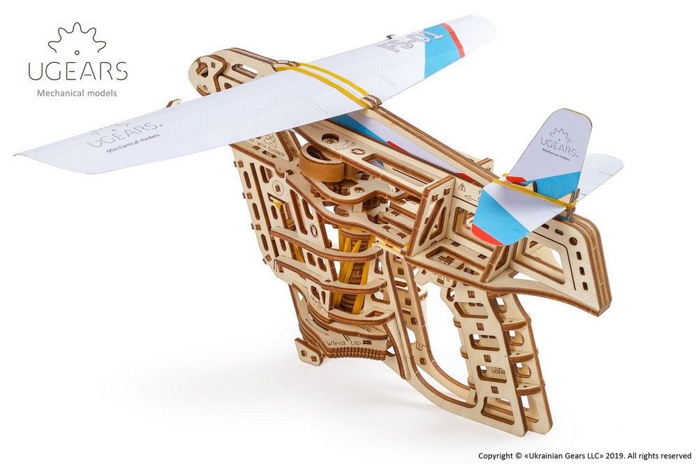 UGears Flight Starter - 198 pieces (Medium) - Click Image to Close