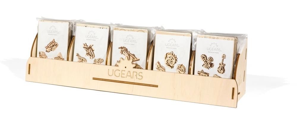 UGears Branded Retail Display U-Fidgets 15 pcs.