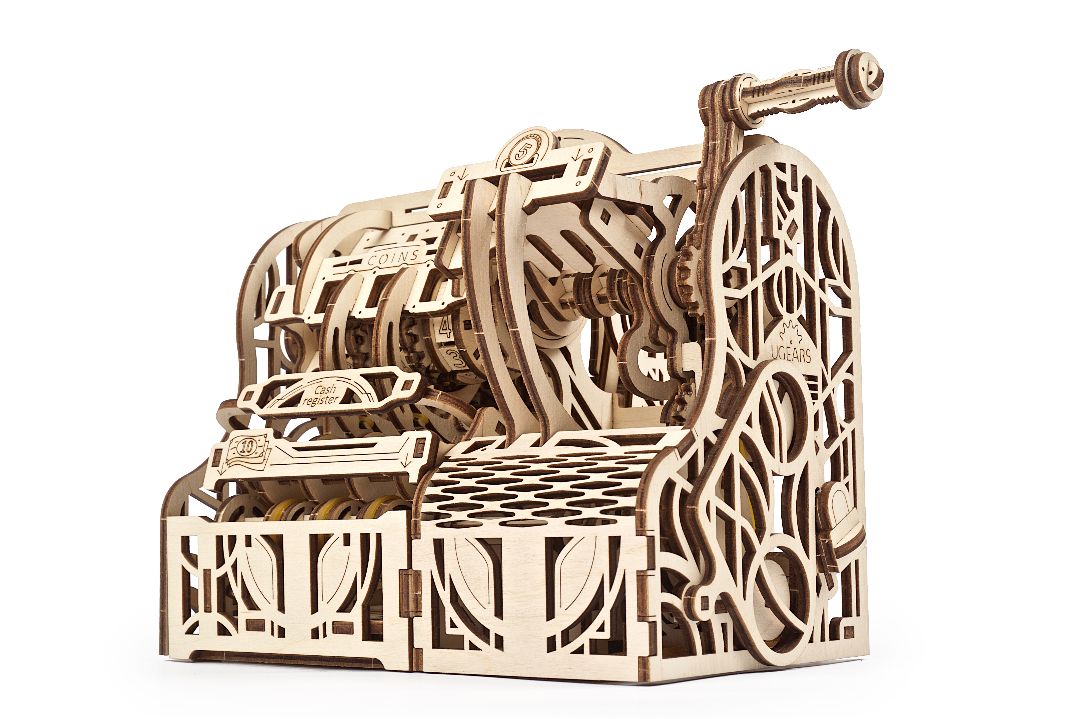 UGears Cash Register - 405 pieces - Click Image to Close