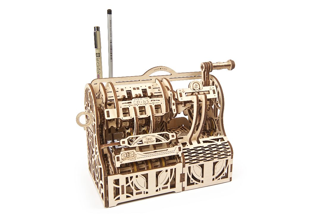 UGears Cash Register - 405 pieces - Click Image to Close