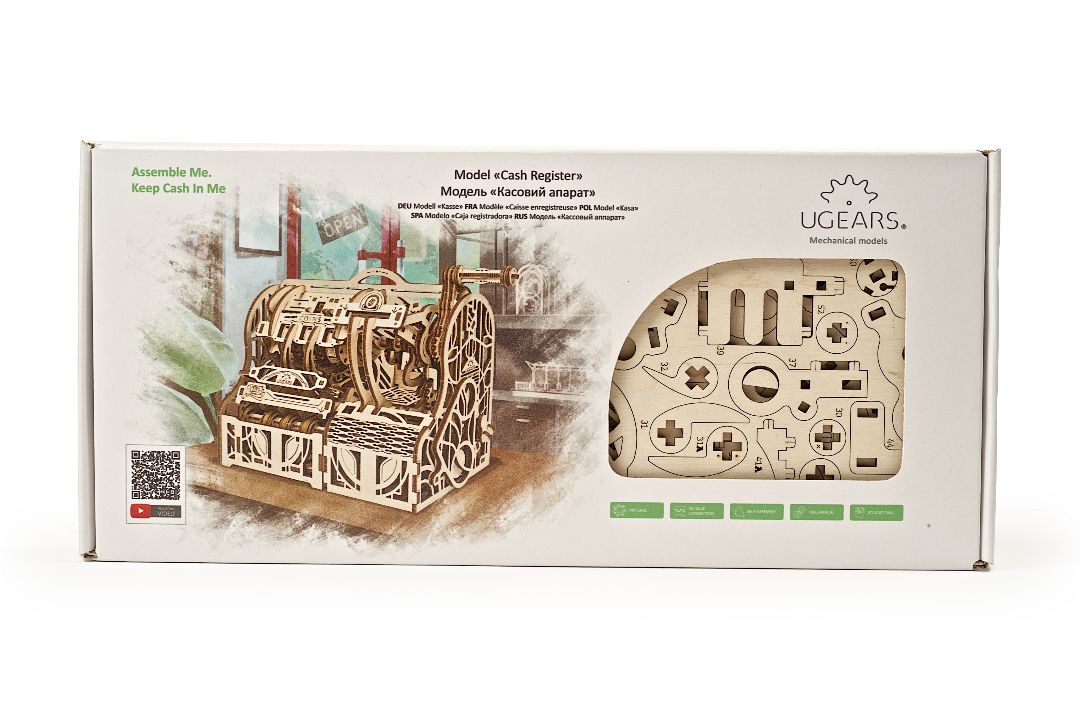 UGears Cash Register - 405 pieces - Click Image to Close