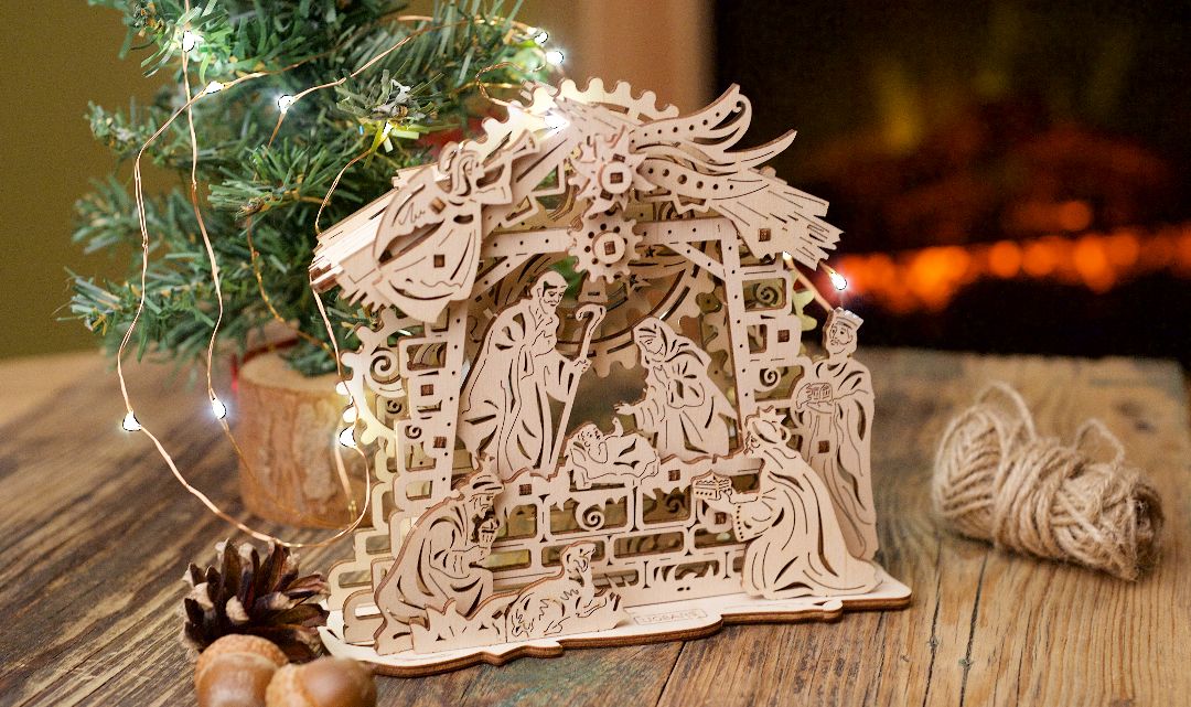 UGears Nativity Scene - 59 pieces - Click Image to Close