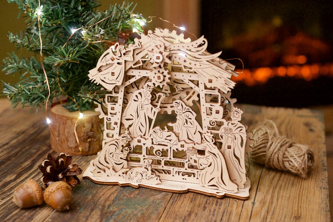 UGears Nativity Scene - 59 pieces - Click Image to Close