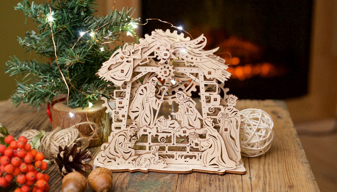 UGears Nativity Scene - 59 pieces - Click Image to Close