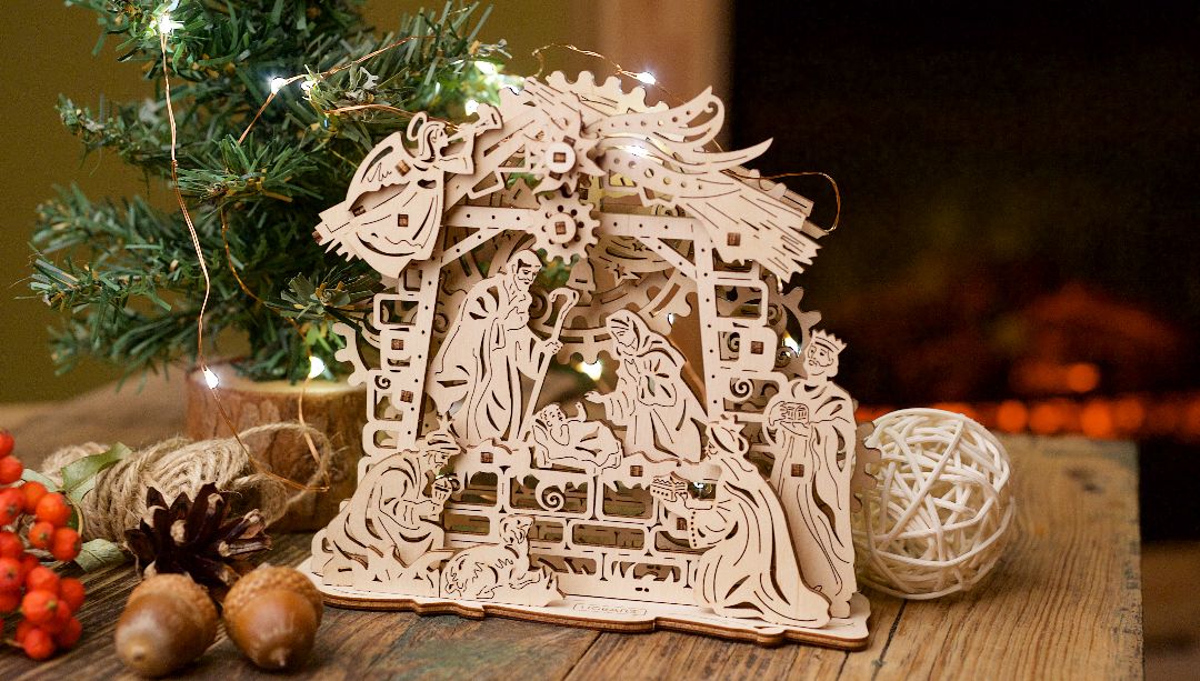 UGears Nativity Scene - 59 pieces - Click Image to Close