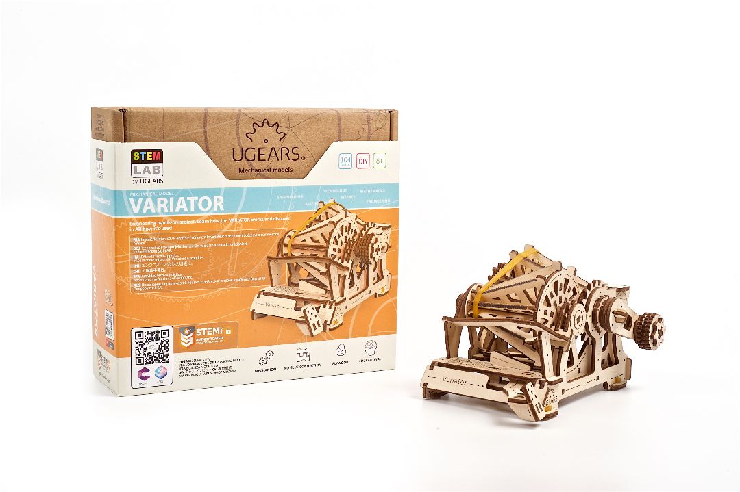 UGears STEM LAB Variator - 104 Pieces - Click Image to Close