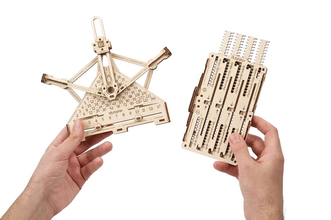 UGears STEM LAB Arithmetic Set - 117 Pieces