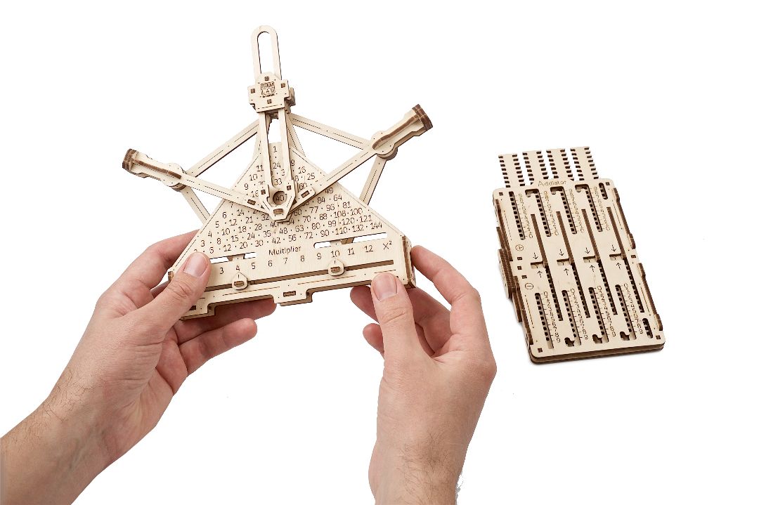 UGears STEM LAB Arithmetic Set - 117 Pieces