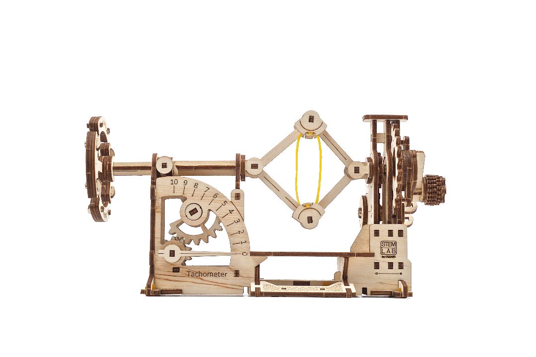 UGears STEM LAB Tachometer - 133 Pieces