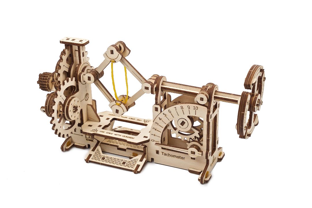 UGears STEM LAB Tachometer - 133 Pieces