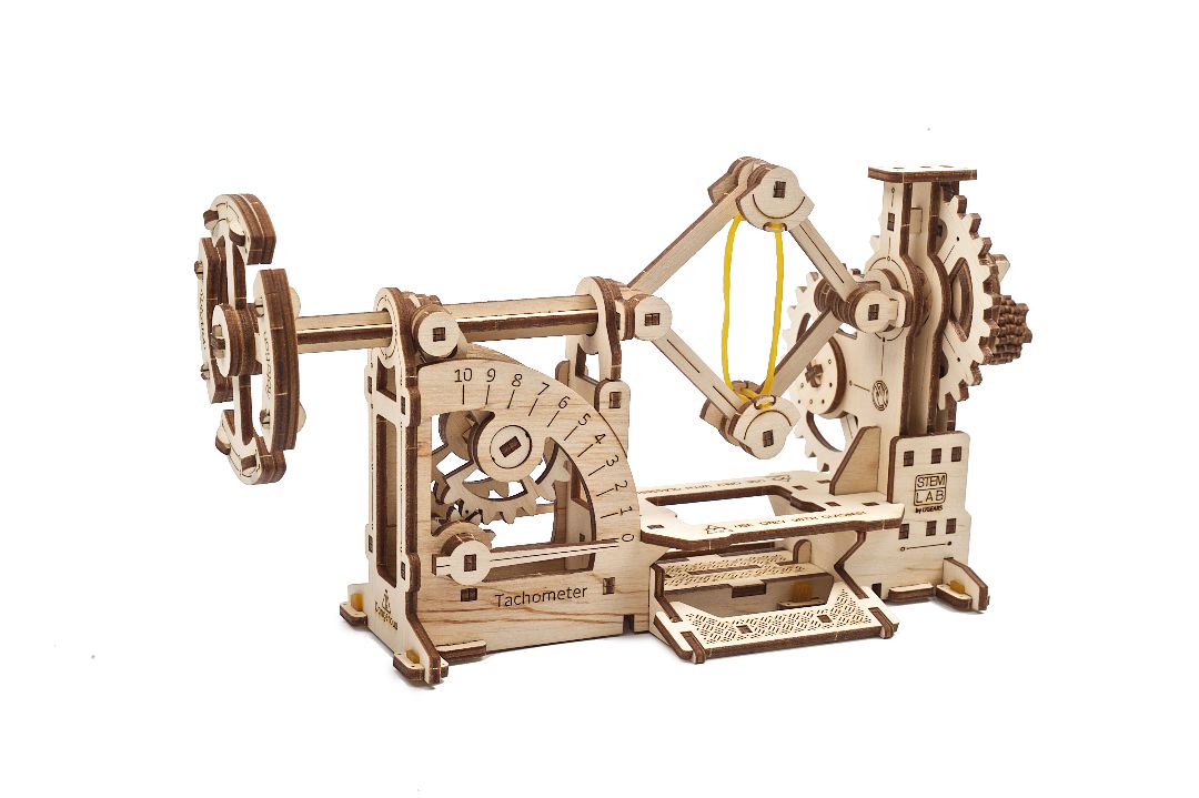 UGears STEM LAB Tachometer - 133 Pieces - Click Image to Close