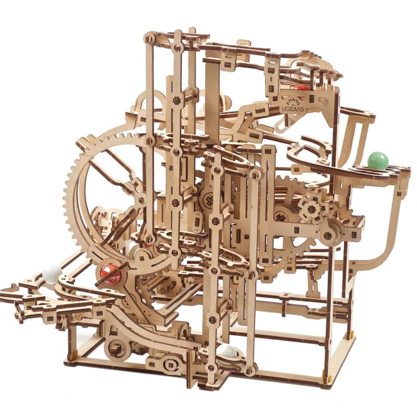 Ugears Marble Run Stepped Hoist (Marble - 2) - Click Image to Close