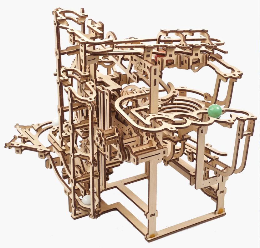 Ugears Marble Run Stepped Hoist - 355 Pieces