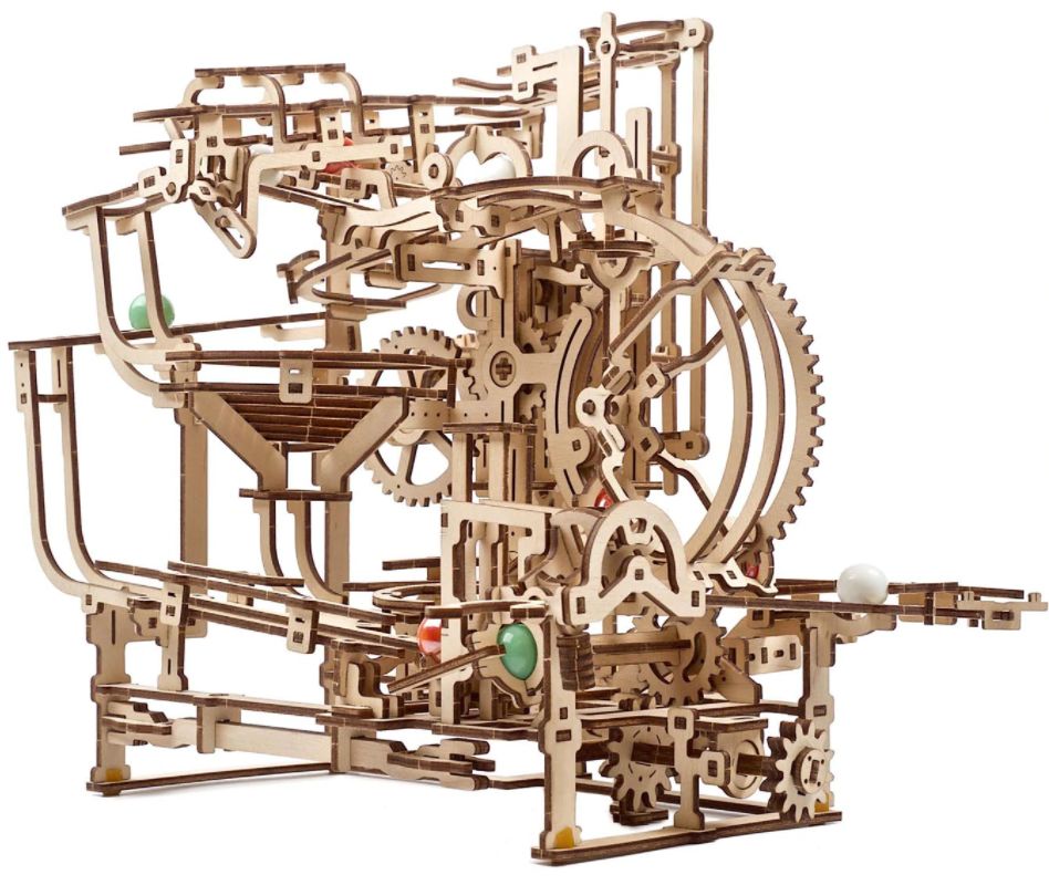 Ugears Marble Run Stepped Hoist - 355 Pieces