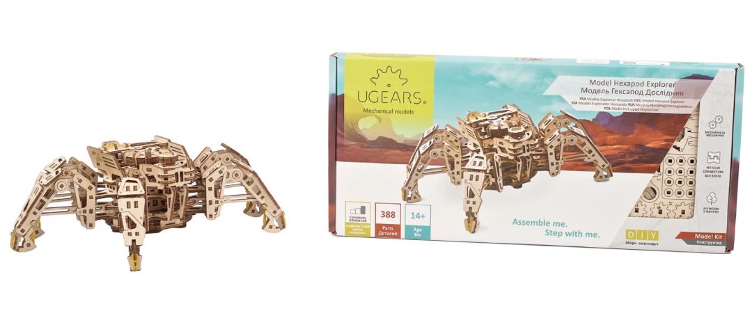 Ugears Hexapod Explorer - 388 Pieces