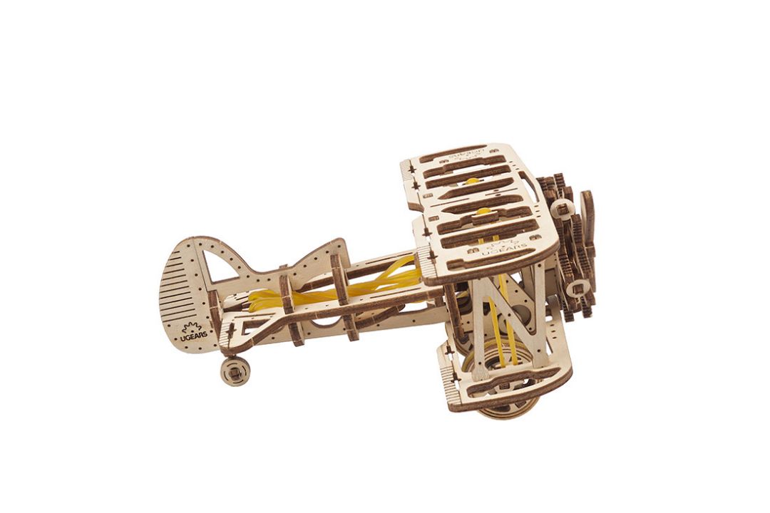 Ugears Mini-biplane (New Packaging design) - 84 Pieces