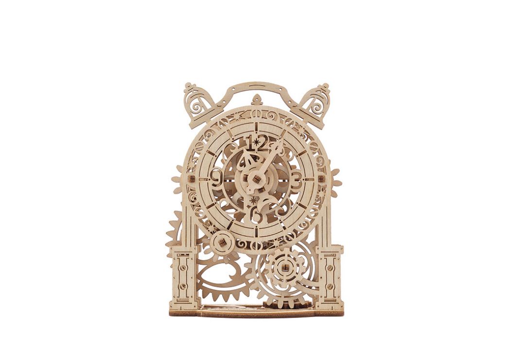 Ugears Vintage Alarm Clock (New Packaging design) - 43 Pieces