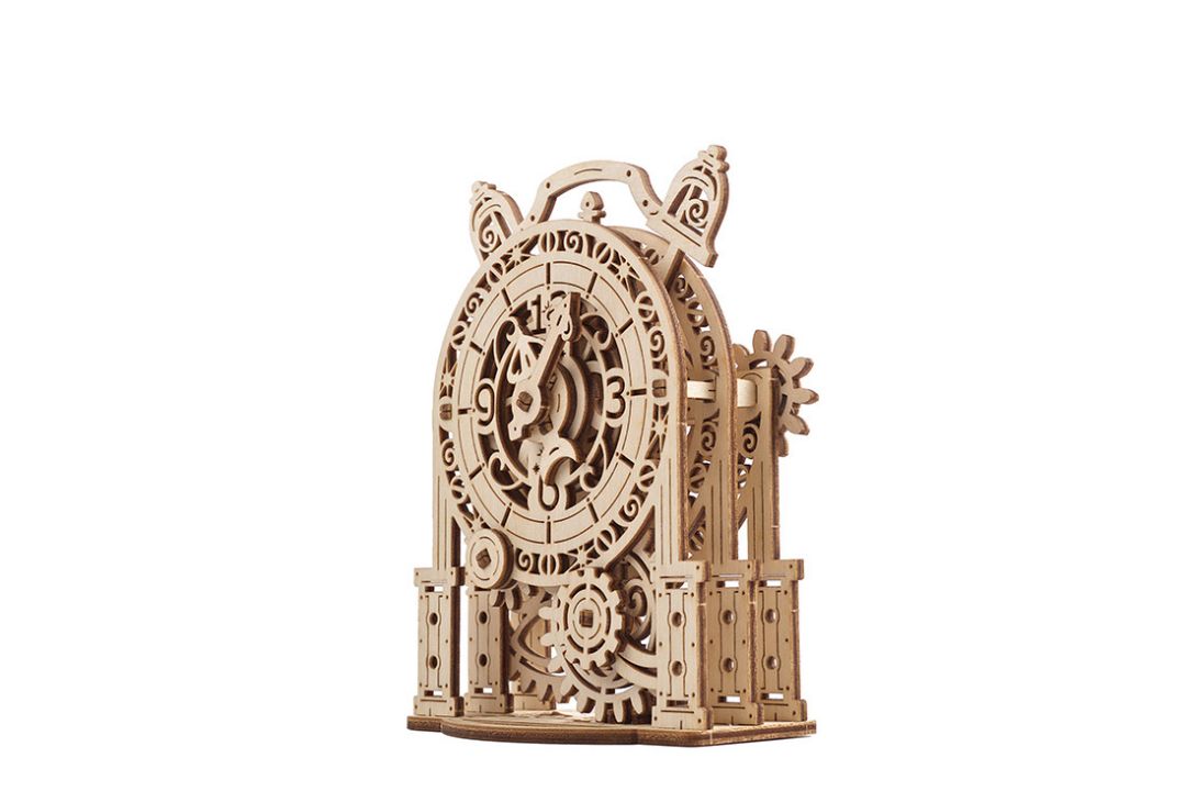 Ugears Vintage Alarm Clock (New Packaging design) - 43 Pieces