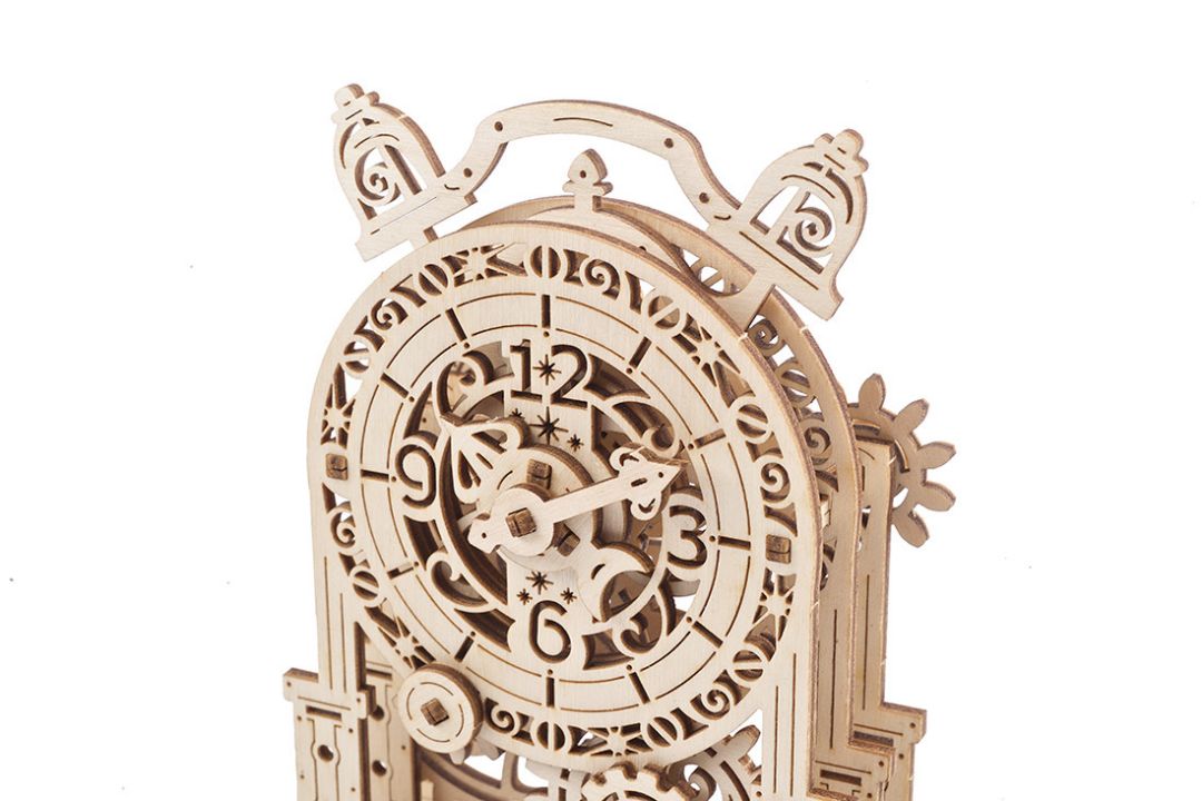 Ugears Vintage Alarm Clock (New Packaging design) - 43 Pieces