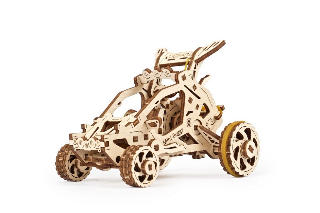 UGears Desert Buggy (Updated Mini Buggy) - 80 Pieces - Click Image to Close