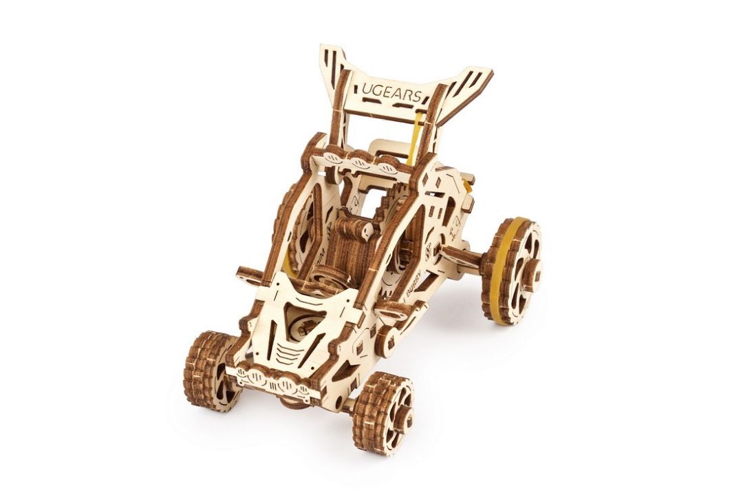 UGears Desert Buggy (Updated Mini Buggy) - 80 Pieces - Click Image to Close