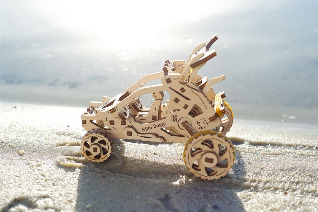 UGears Desert Buggy (Updated Mini Buggy) - 80 Pieces - Click Image to Close