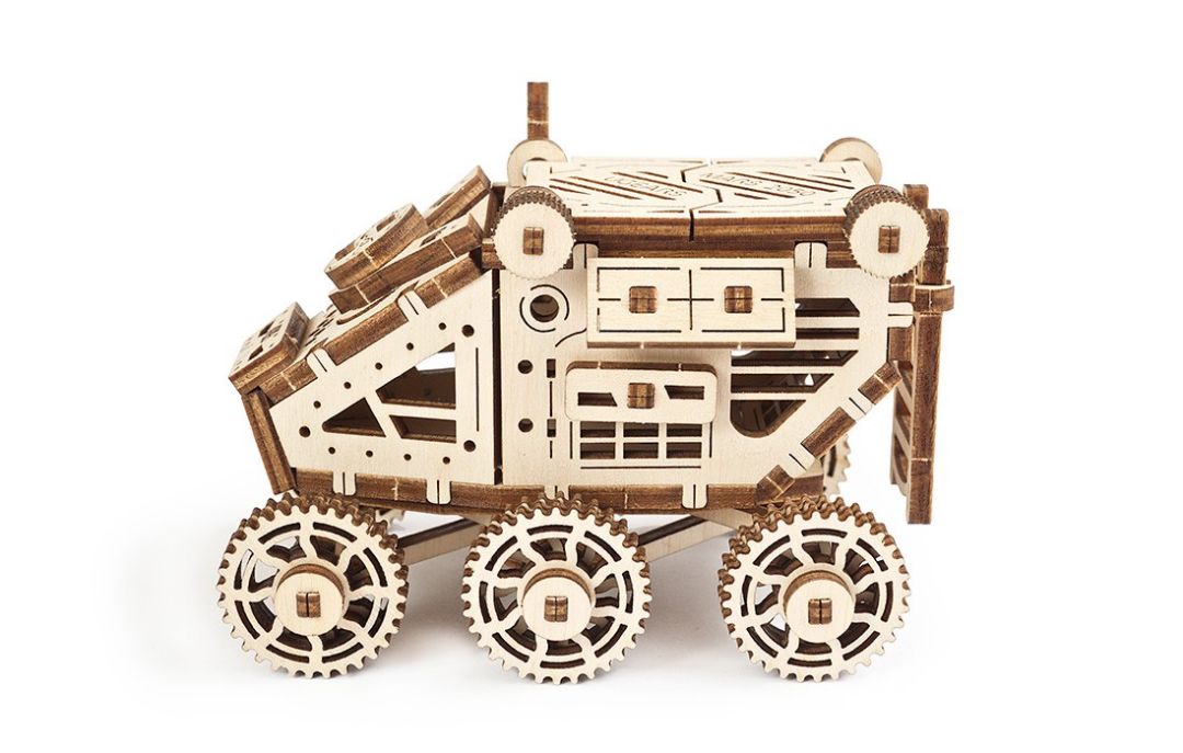 UGears Mars Rover (Updated Mars Buggy) - 95 Pieces - Click Image to Close