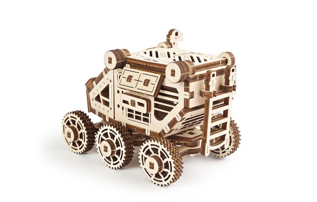 UGears Mars Rover (Updated Mars Buggy) - 95 Pieces - Click Image to Close