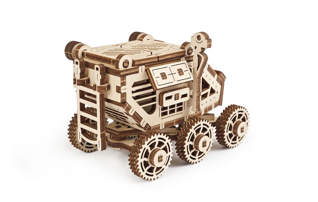 UGears Mars Rover (Updated Mars Buggy) - 95 Pieces - Click Image to Close