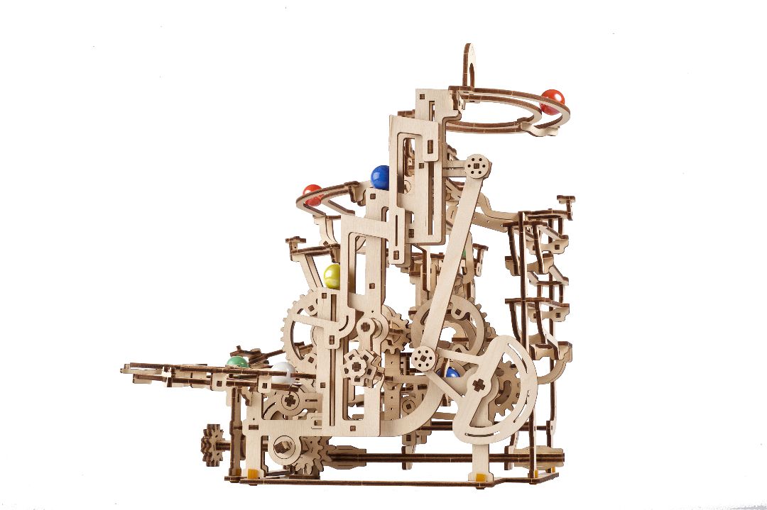 Ugears Marble Run Tiered Hoist - 315 Pieces