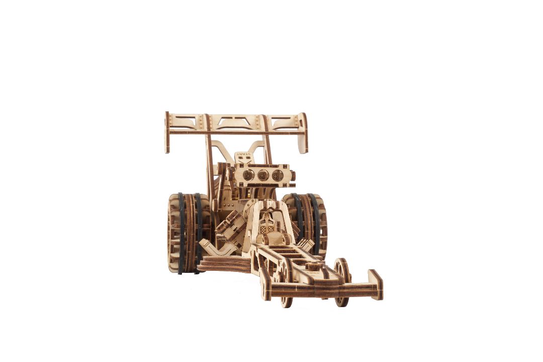 UGears Top Fuel Dragster - 321 Pieces - Click Image to Close