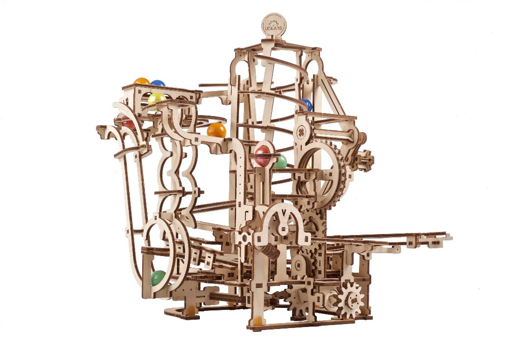 UGears Marble Run Spiral Hoist - 266 Pieces - Click Image to Close