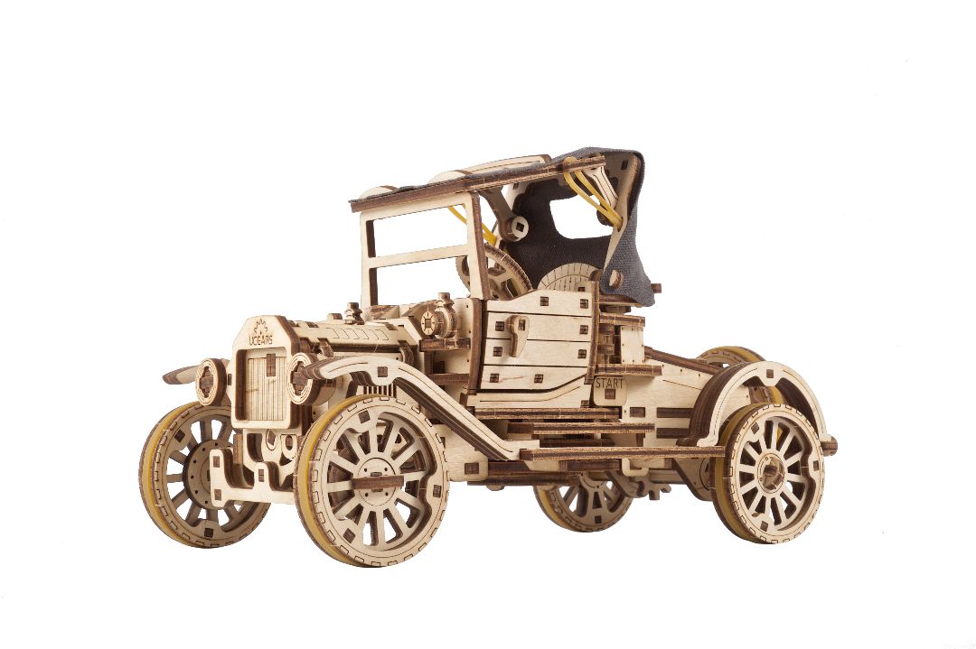 UGears Retrocar UGR-T (Old Model T) - 337 Pieces - Click Image to Close