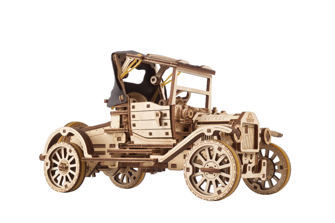 UGears Retrocar UGR-T (Old Model T) - 337 Pieces - Click Image to Close