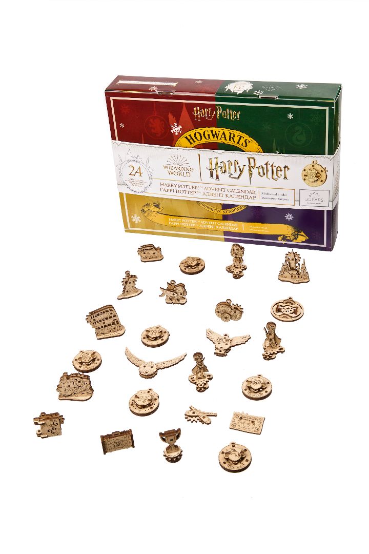 UGears Harry Potter Advent Calendar - 247 Pieces - Click Image to Close