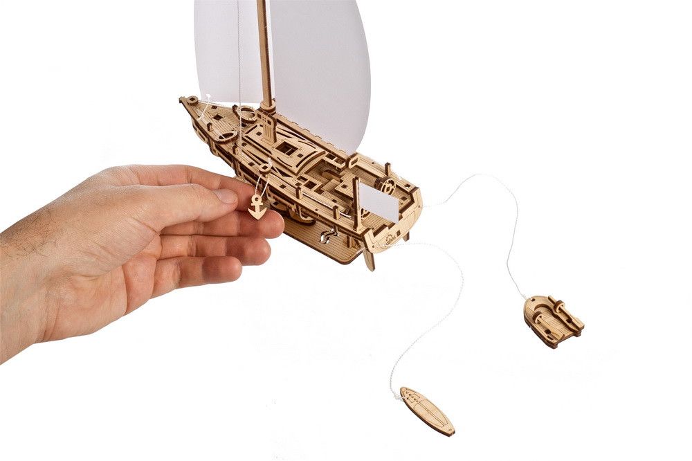 Ugears Ocean Beauty Yacht - 95 Pieces - Click Image to Close