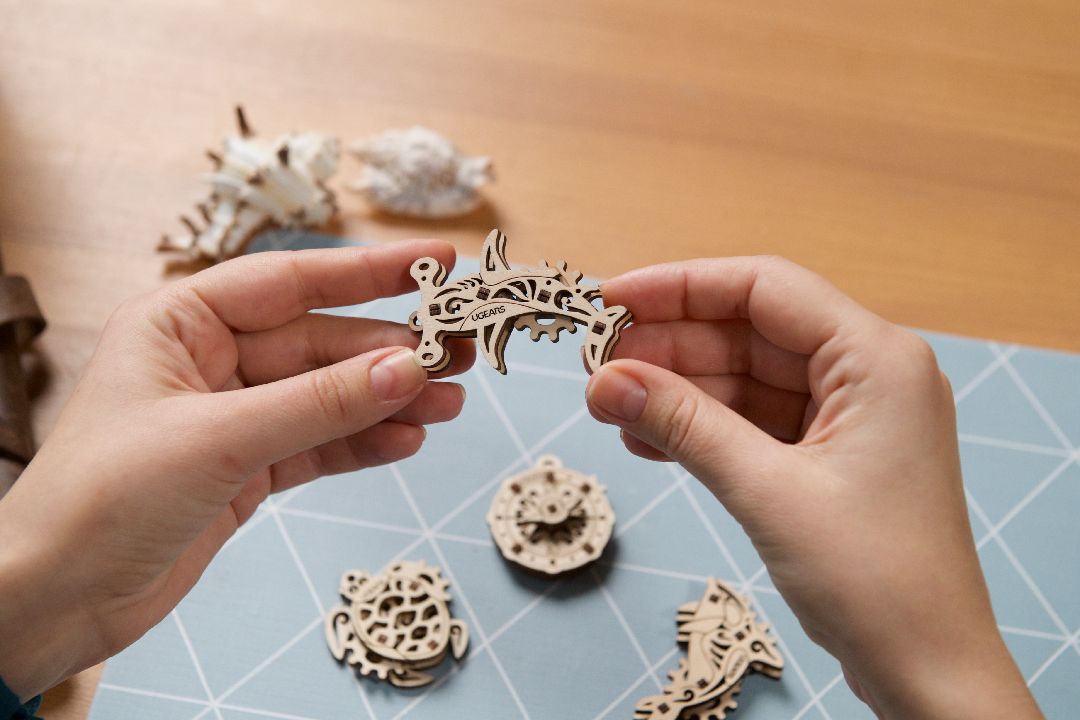 UGears U-Fidget Atlantic Ocean (4 Models) - 38 Pieces