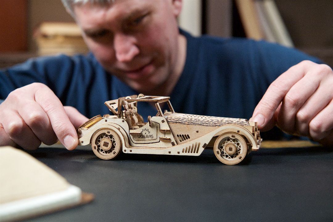 Ugears Sports Car Rapid Mouse - 222 Pieces