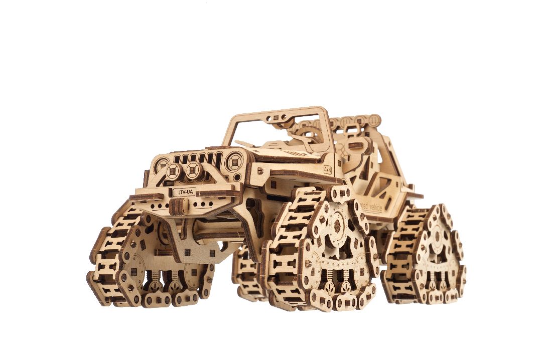 UGears Tracked Off-Road Vehicle - 423 Pieces - Click Image to Close