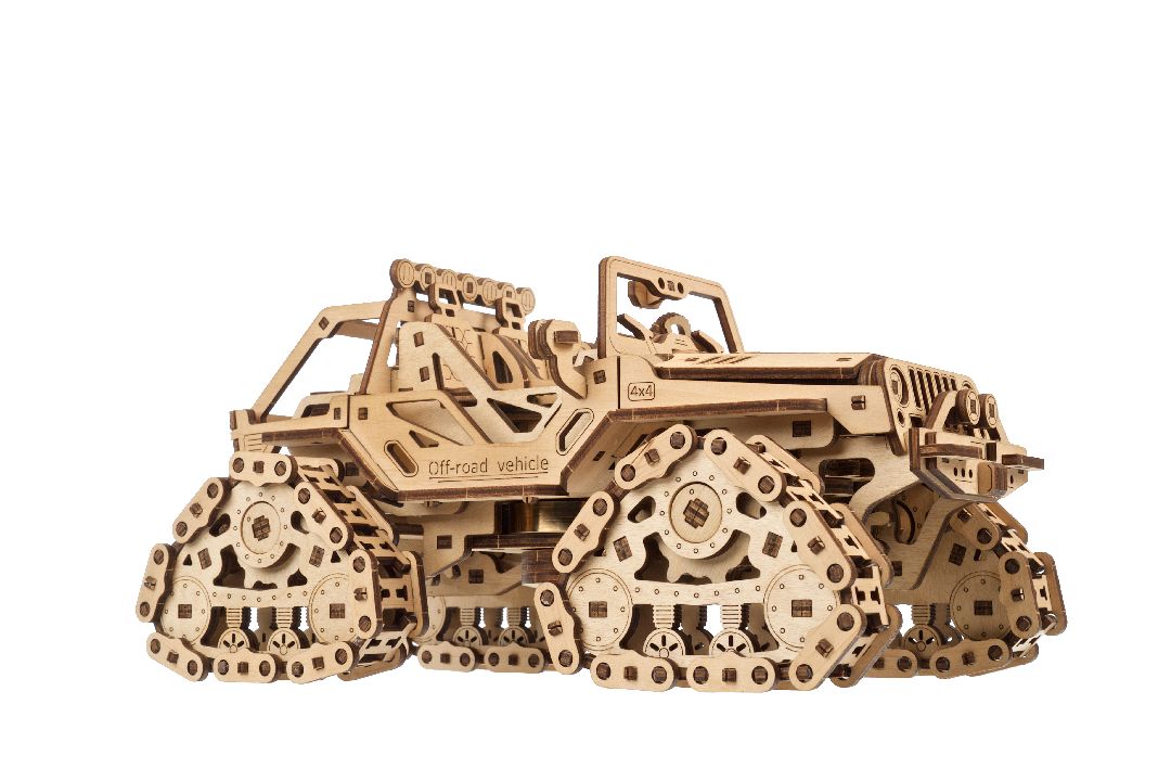 UGears Tracked Off-Road Vehicle - 423 Pieces - Click Image to Close