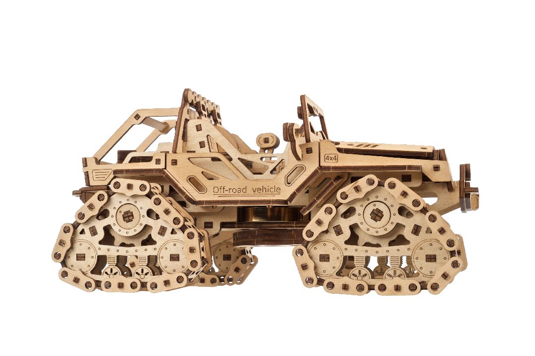 UGears Tracked Off-Road Vehicle - 423 Pieces - Click Image to Close