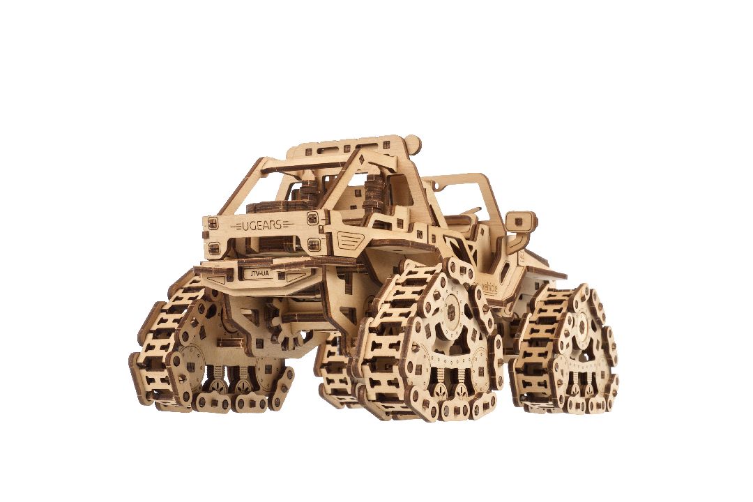 UGears Tracked Off-Road Vehicle - 423 Pieces - Click Image to Close