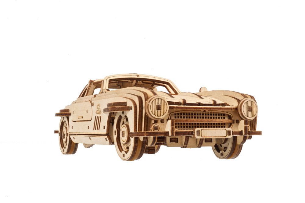 UGears Winged Sports Coupe - 262 Pieces - Click Image to Close