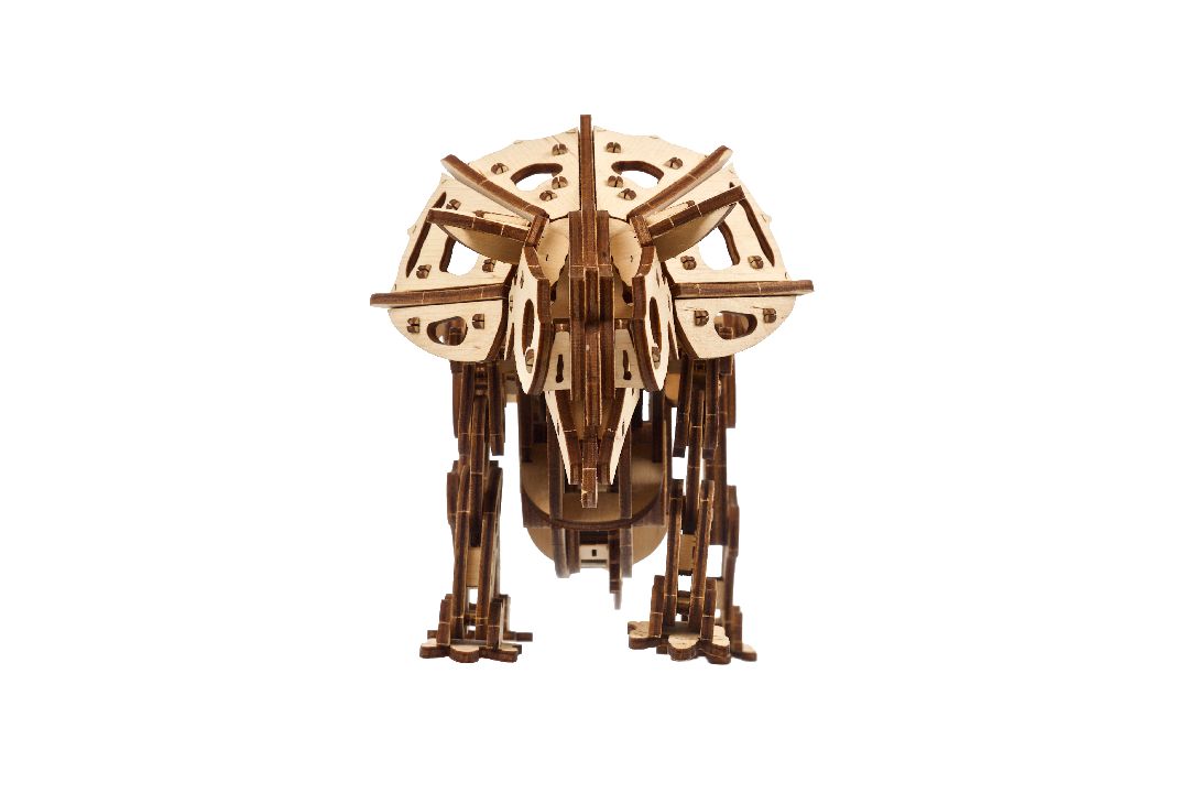 Ugears Triceratops - 400 Pieces (Advanced) - Click Image to Close