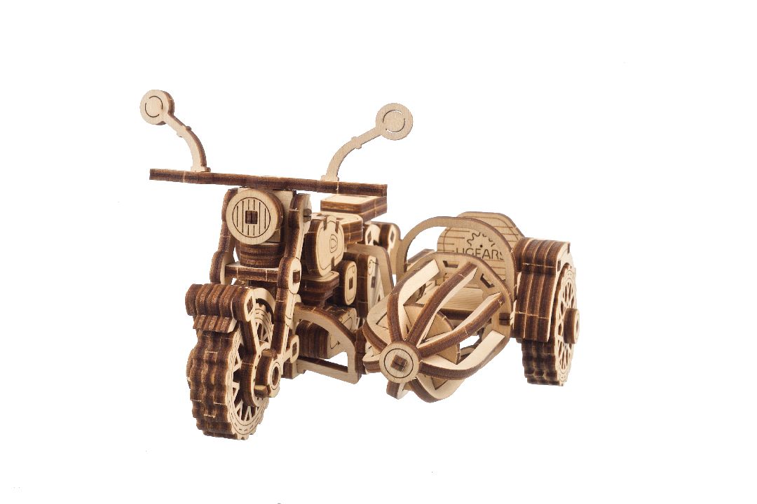 Ugears Hagrid's Flying Motorbike - 130 Pieces (Advanced) - Click Image to Close