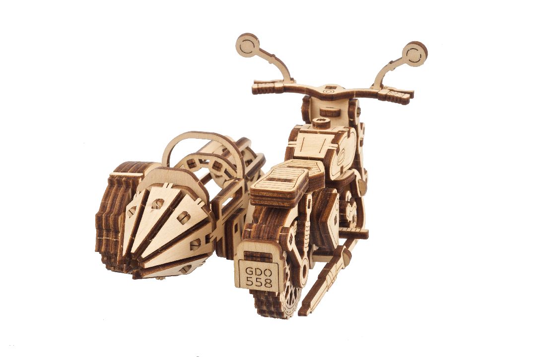 Ugears Hagrid's Flying Motorbike - 130 Pieces (Advanced) - Click Image to Close